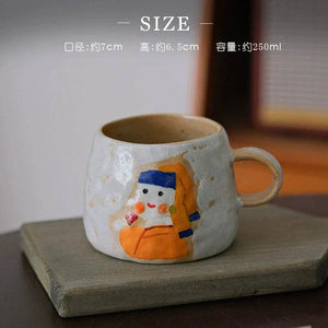 Yifang handmade coffee cup  Van Gogh صنلعة يدوية.