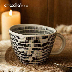 choxila coffee mug hand painted ceramic.