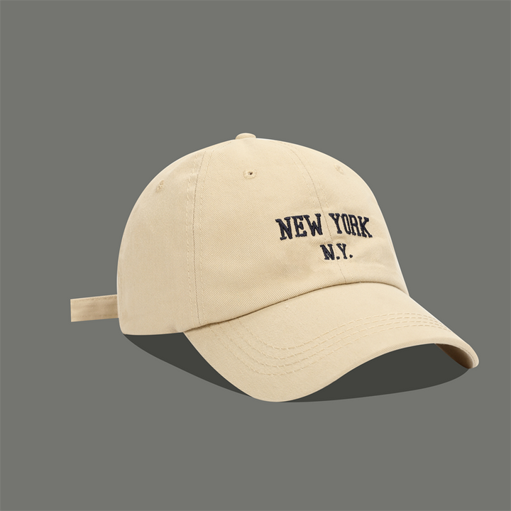 قبعة بيسبول ناعمة مطرزة ماركة كوريا تايد تصميم نيويورك للرجال والنساء