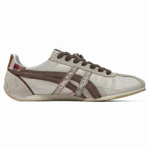 حذاء Onitsuka Tiger x PandaPrank كاجوال بيج وبني.