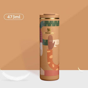 Stanley Tumbler كوب ستانلي الأصلي بأشكال فنية ونقوش مميزة ✨🎨.