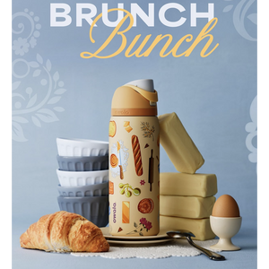 مطارة Owala بتصميم Brunch Bunch مانعة للتسريب.