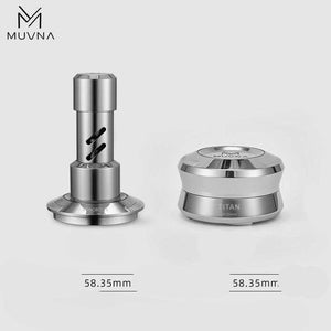 مكبس قهوة Muvna مقاس 58.35mm ستانلس ستيل بضغط ثابت.