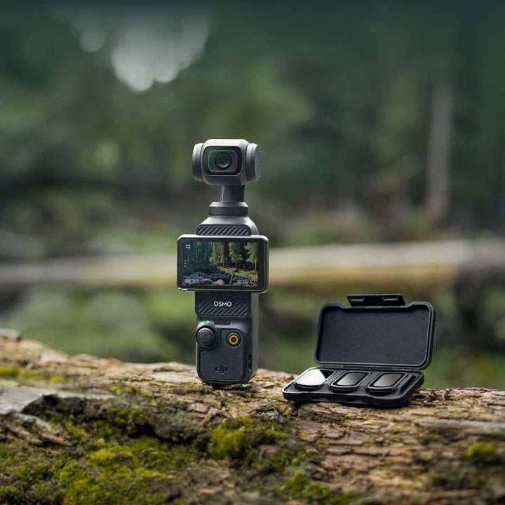 DJI Osmo Pocket 3 Magnetic مجموعة فلاتر اوسمو بوكيت 3 مغناطيسية اصلية ND16/64/256 لملحقات كاميرا دي جيه اي اوسمو بوكيت 3