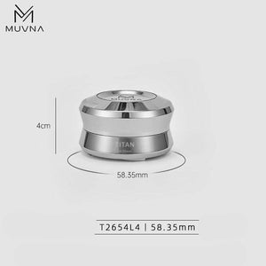 مكبس قهوة Muvna مقاس 58.35mm ستانلس ستيل بضغط ثابت.