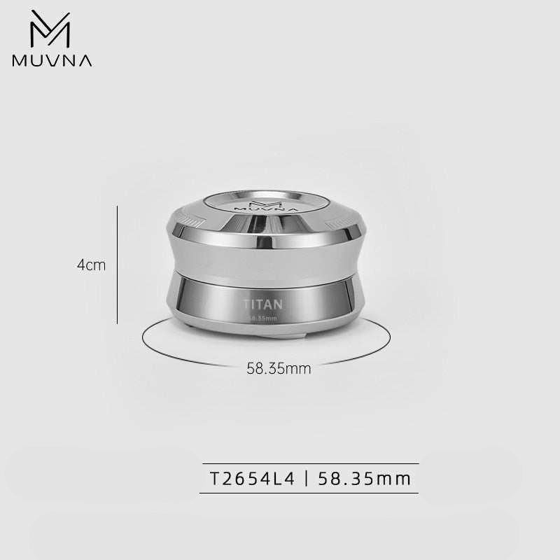 مكبس قهوة Muvna مقاس 58.35mm ستانلس ستيل بضغط ثابت.