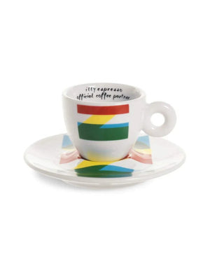 illy Art Collection 2015 Milan Expo Espresso and Latte Cups.