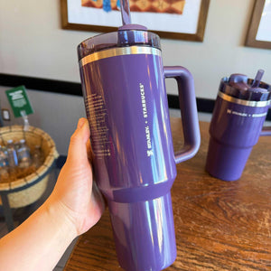 Starbucks x Stanley Cup Tumbler (Glossy Purple💜).
