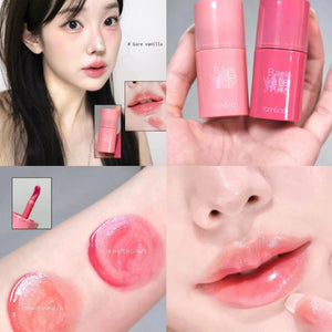 Korean women pseudo-plain lips! Romand watery lip glaze dye lip liquid moisturizes and long-lasting, covers lip lines without fading, and is low saturation.