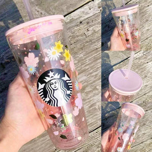 Starbucks Cup  Bear Glass Straw.