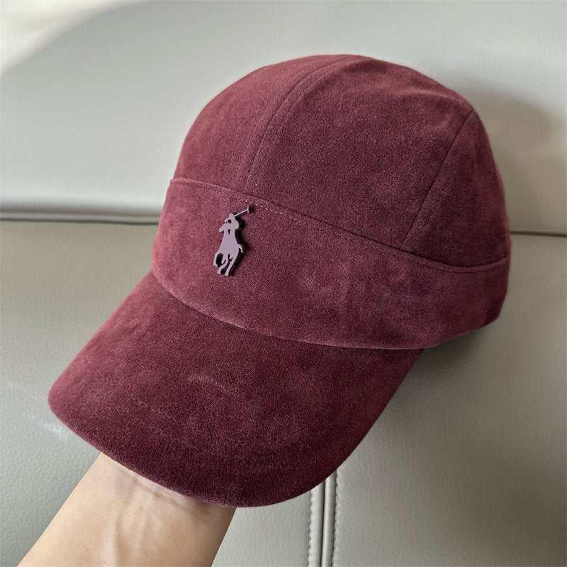 velvet hat Korean autumn and winter casual.