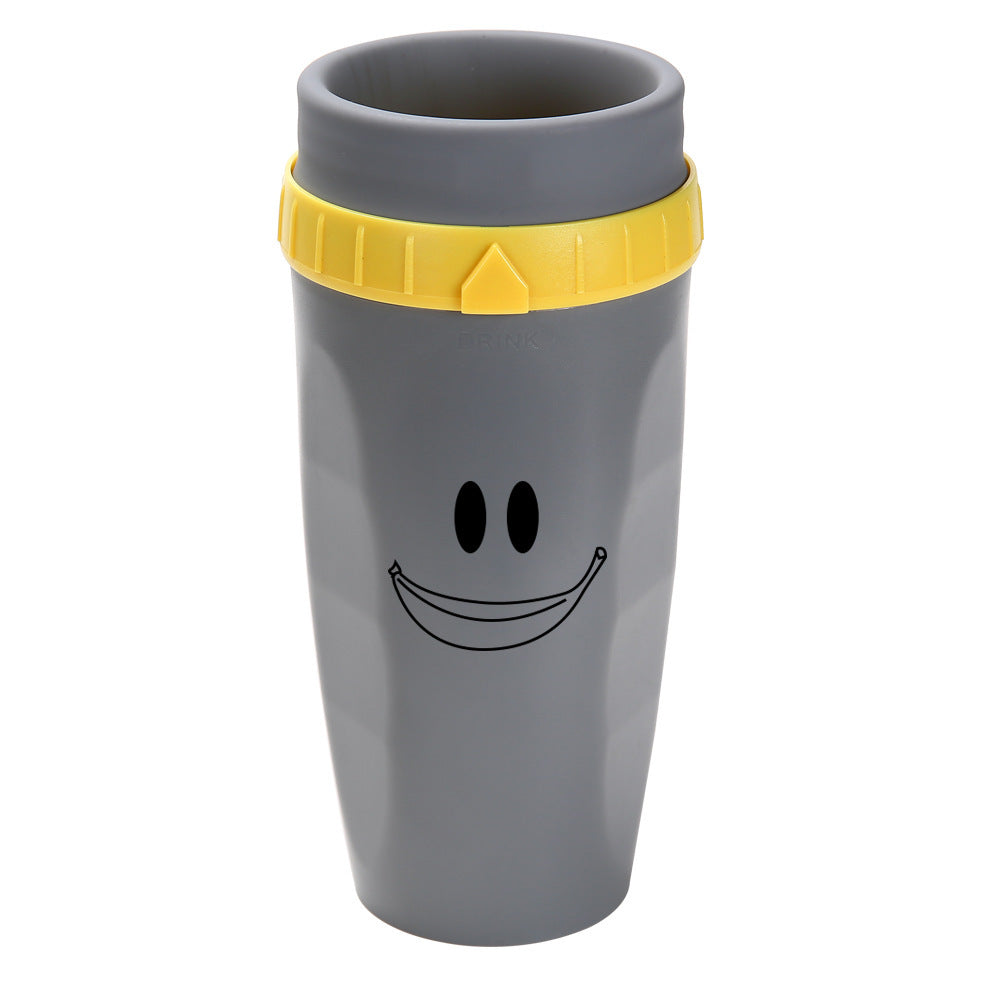 Cross-border explosive French lidless twist cup Neolid handy straw cup children's student portable creative plastic cup
