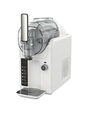 Professional Slush Machine with food-grade bowls, digital display, and self-cleaning feature