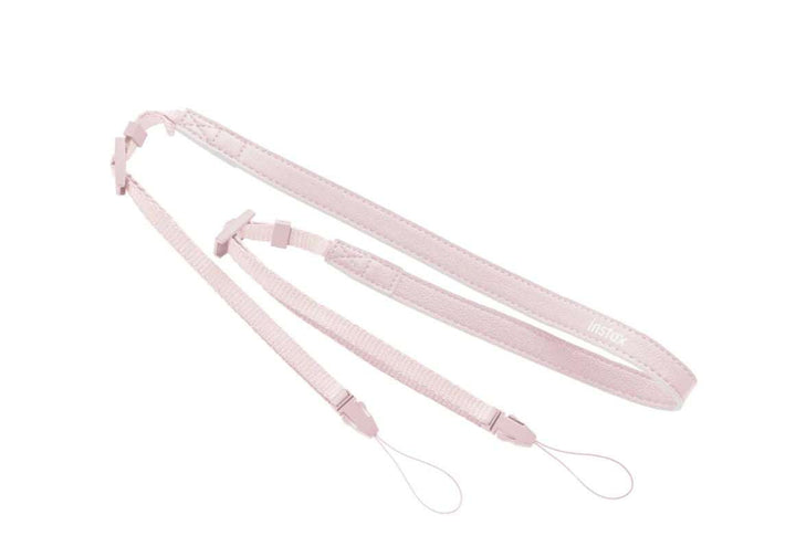 حزام كتف وردي لكاميرا FUJIFILM instant mini Evo تصميم مريح وخفيف للاستخدام اليومي والسفر