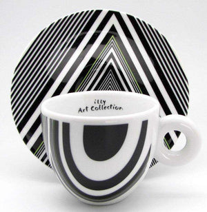 طقم أكواب Espresso من illy Art Collection بتصاميم فنية.