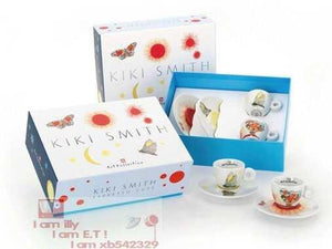 طقم Espresso Cups من illy بتصميم Kiki Smith الفني.