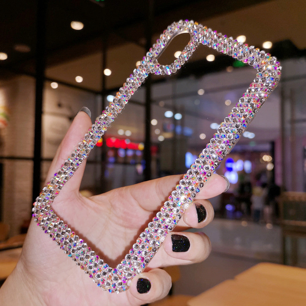 Suitable for iPhone 17 Pro Max, iPhone 16 Pro Case, Air Premium Luxury, Czech Rhinestone 13, Transparent 15 Plus Protective Case, 14 Full Coverage Shockproof 12