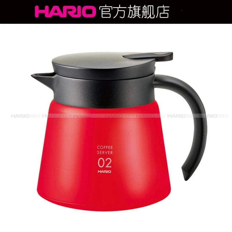 إبريق ترشيح قهوة HARIO معزول حرارياً متعدد الألوان.