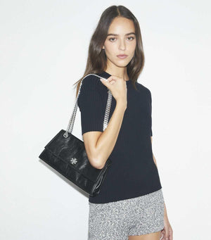 TORY BURCH Kira حقيبة كتف كيرا تورنلوك.