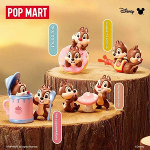 مجسمات Disney Chip 'n' Dale من POP MART بنظام Blind Box.