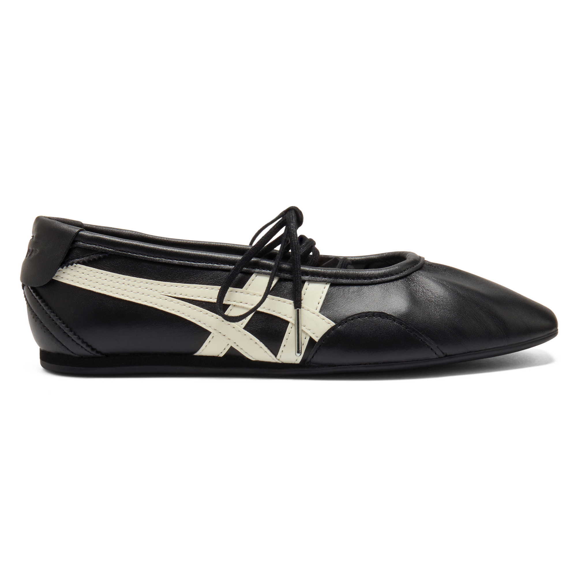 حذاء أصلي 100% Onitsuka Tiger باليرينا نسائي أسود