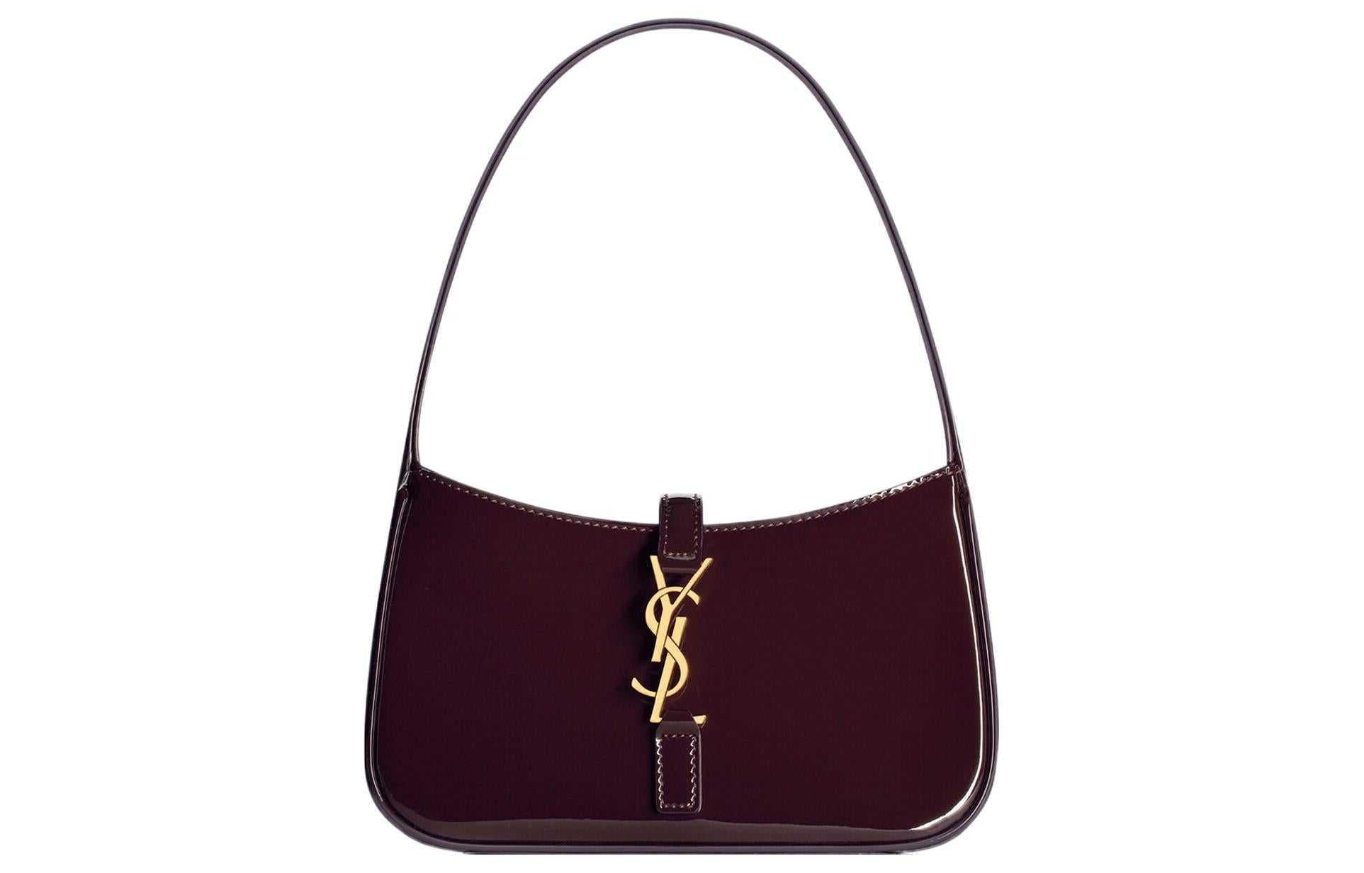 حقيبة Shoulder Bag من Saint Laurent لون Burgundy.