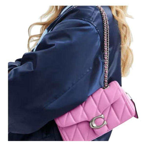 COACH Tabby 20 Leather Shoulder Bag Small  Pink.