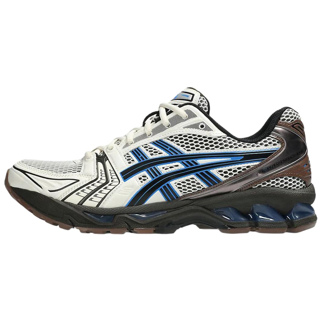 حذاء رياضي ASICS Gel-Kayano 14 بتصميم عصري وألوان متباينة