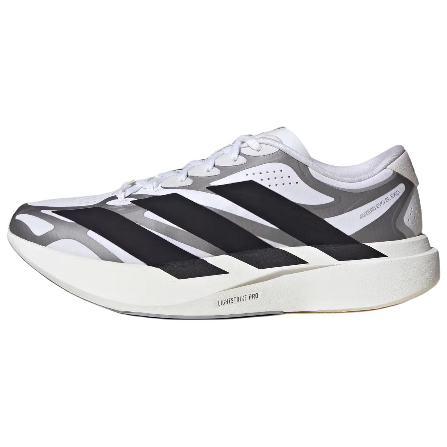حذاء رياضي adidas Adizero Evo SL أبيض وأسود