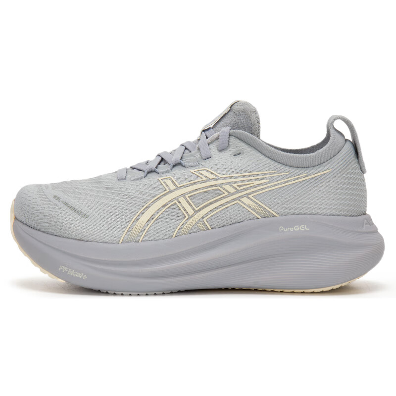 حذاء جري Asics Novablast بتقنية PureGEL لون رمادي
