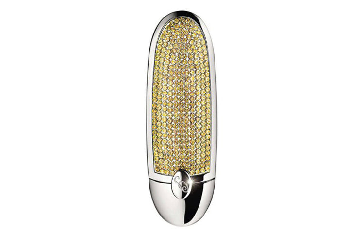 غطاء أحمر الشفاه Guerlain Rouge G بمرصع الكريستال الفاخر