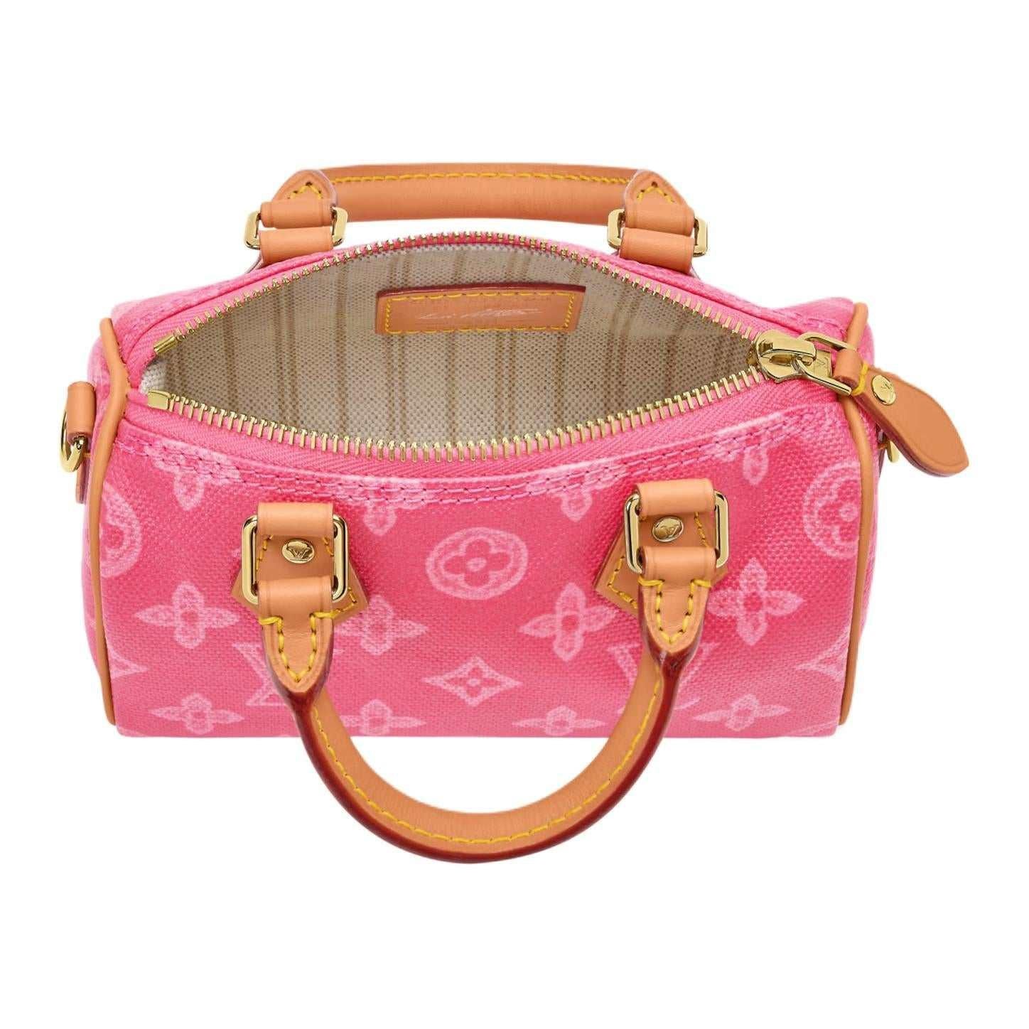 LOUIS VUITTON Nano Speedy Bag Pink.