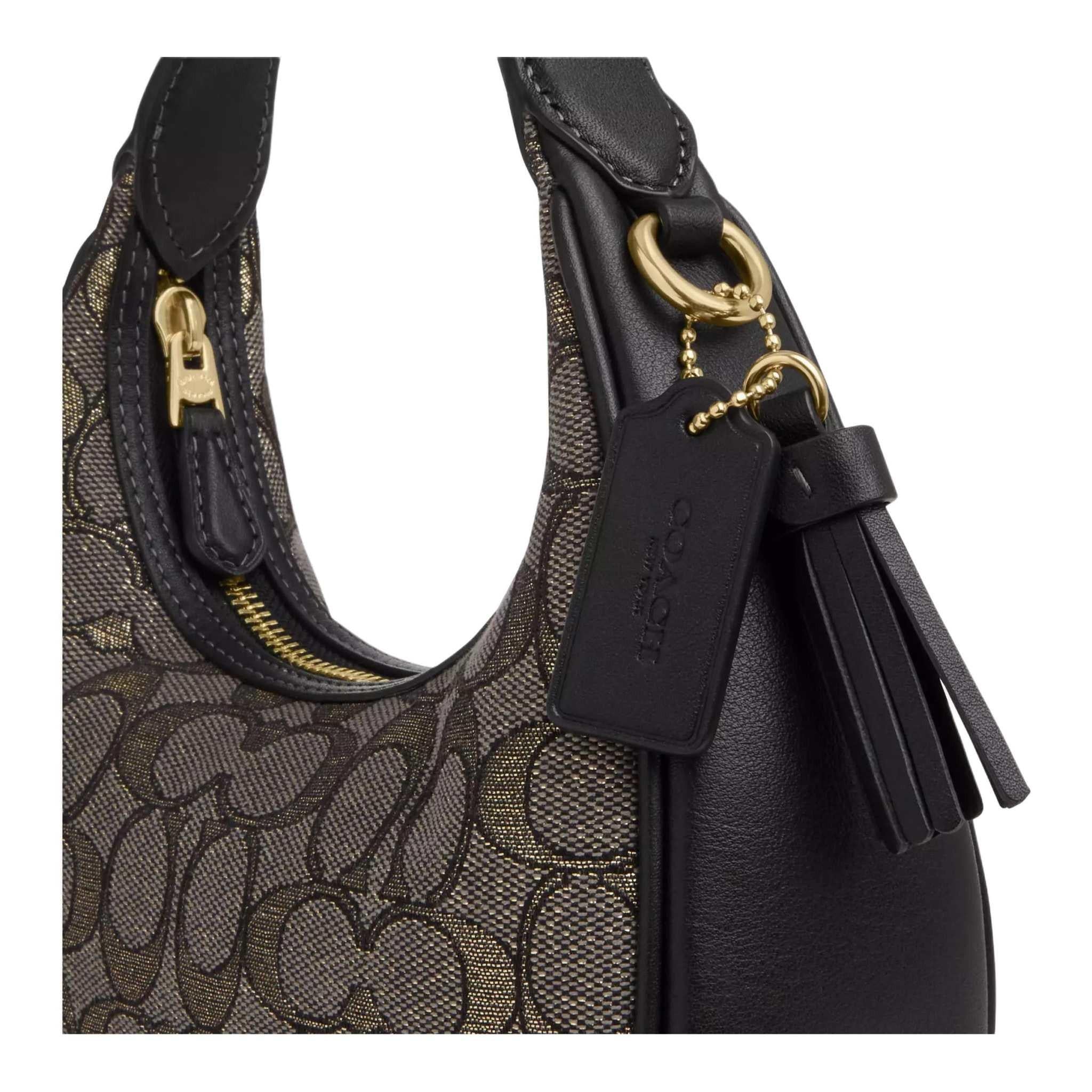 COACH CARMEN 20  Charcoal Black.
