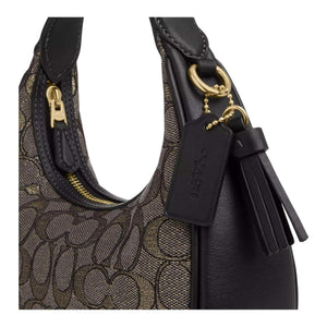 COACH CARMEN 20  Charcoal Black.