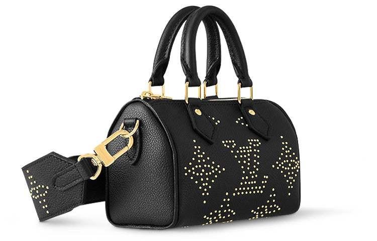 LOUIS VUITTON Nano Speedy  Black.