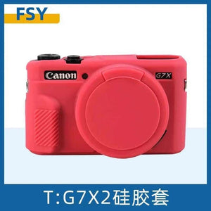 فيلم حماية الشاشة مرفق بجانب غطاء أسود المخصص لكاميرا Canon G7X Mark III
