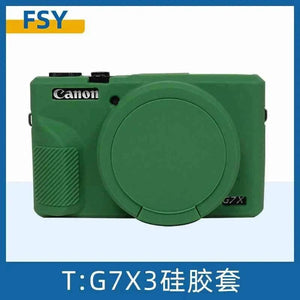 فيلم حماية الشاشة مرفق بجانب غطاء أصفر المخصص لكاميرا Canon G7X Mark III