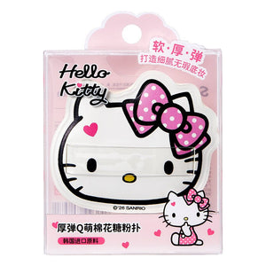 إسفنجة مكياج Hello Kitty لتوزيع البودرة فائقة النعومة - رفعة