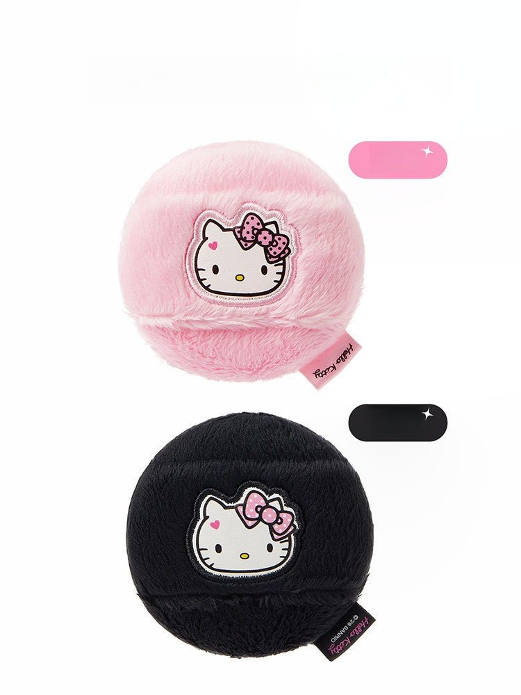 إسفنجة مكياج Hello Kitty لتوزيع البودرة فائقة النعومة - رفعة