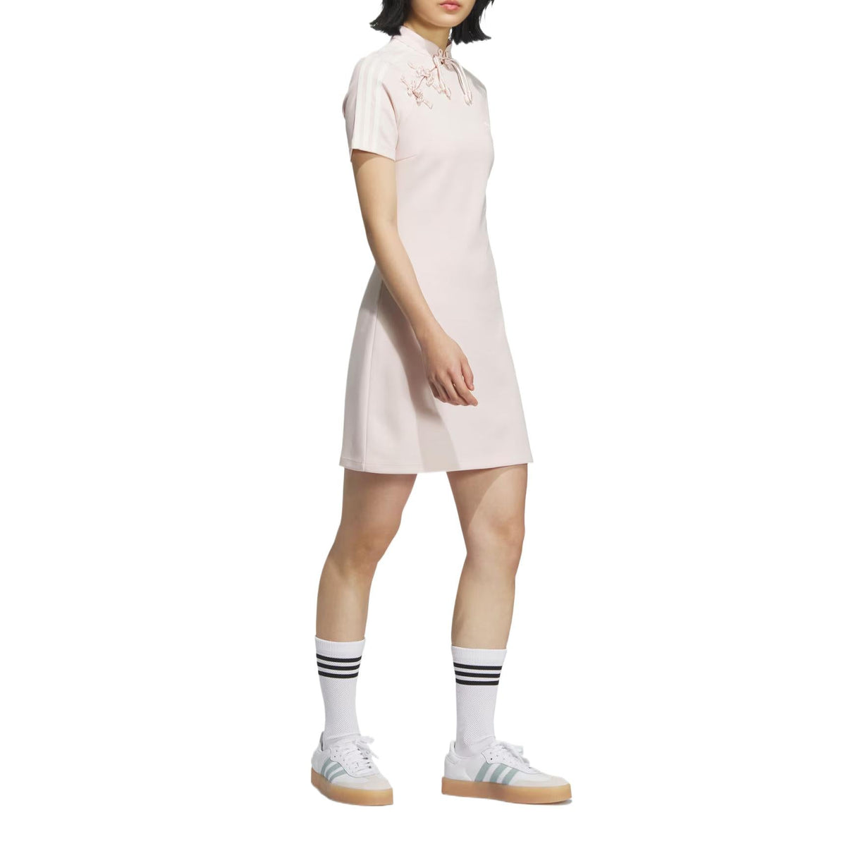 أصلي 100% فستان Adidas نسائي وردي أنيق - رفعة