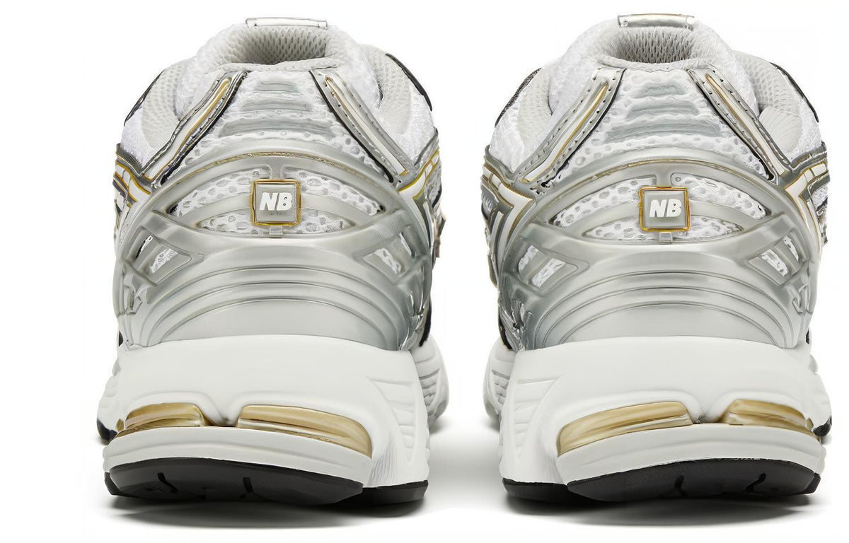 أصلي 100% حذاء New Balance 1906R باللون الأبيض والذهبي - رفعة