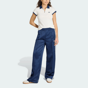 أصلي 100% تيشيرت adidas Polo نسائي أبيض وكحلي - رفعة