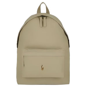An authentic Polo Ralph Lauren beige backpack with the signature embroidered pony logo, ideal for back-to-school and daily use.

حقيبة ظهر Polo Ralph Lauren أصلية باللون البيج مع شعار المهر المطرز المميز، مثالية للعودة للمدرسة والاستخدام اليومي.