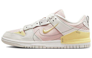 حذاء Nike Dunk Low Disrupt 2 وردي وأصفر.