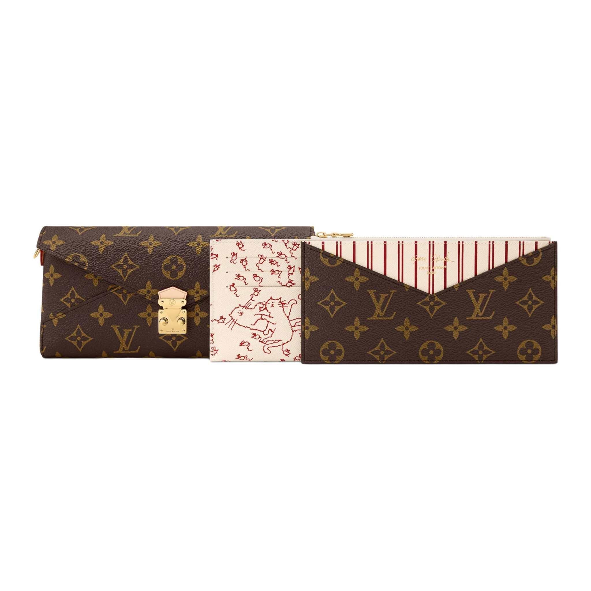 حقيبة Louis Vuitton Catogram Félicie الحصرية بـ 3 قطع ورسومات Catogram.
