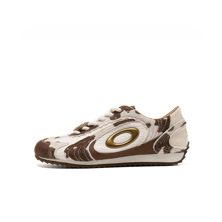 حذاء Woody بتصميم Cow Print عصري ومميز
