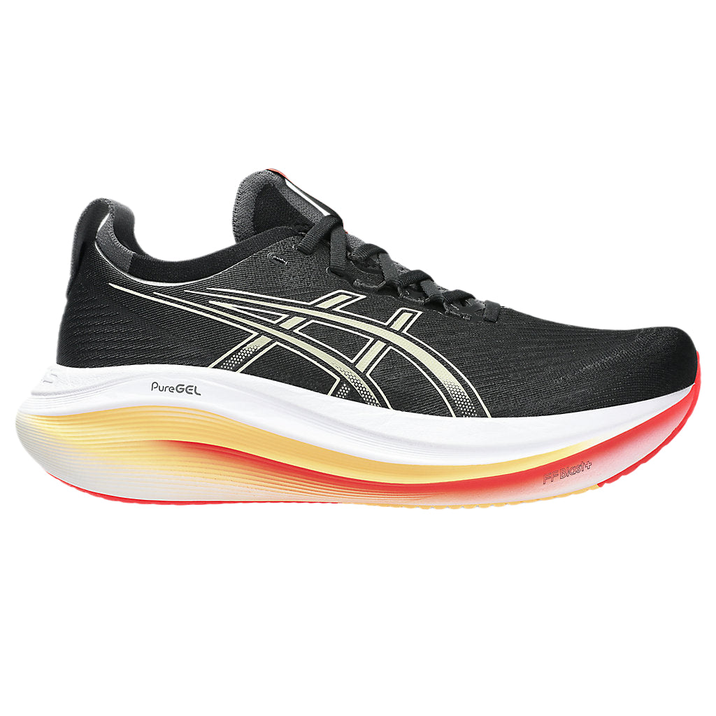 حذاء الجري Asics Gel-Nimbus 27 بتقنية PureGEL - أسود