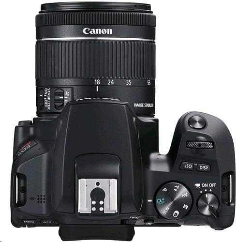 Canon EOS 200D  مجموعة كانون اي او اس ام كيه II [18-55 اس تي ام]، كاميرا دي اس ال ار، واي فاي و تقنية ان اف سي.