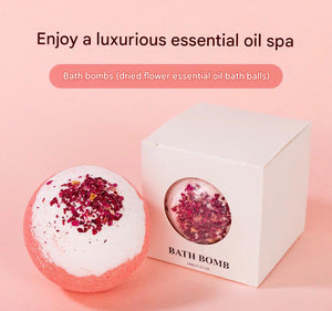 Bath Bombs فوار استحمام طبيعي بالزهور والزيوت العطرية - رفعة