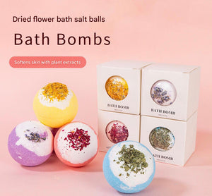 Bath Bombs فوار استحمام طبيعي بالزهور والزيوت العطرية - رفعة